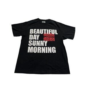 Some Ware Beautiful Day Sunny Morning T-Shirt in Black